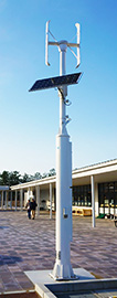 NTN Hybrid Street Light at Hakui City road station “Noto Chirihama”