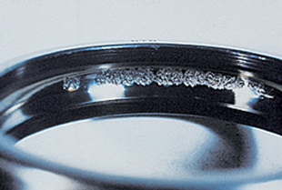Photo: Outer ring of angular contact ball bearing
