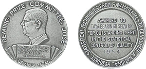 Medals of the Deming Prize