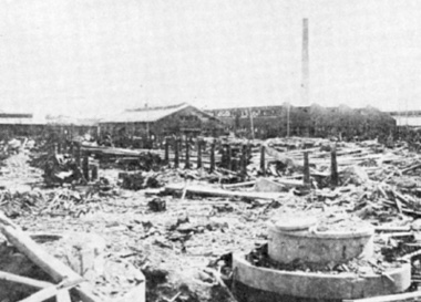 Kuwana Plant shortly after the bombings