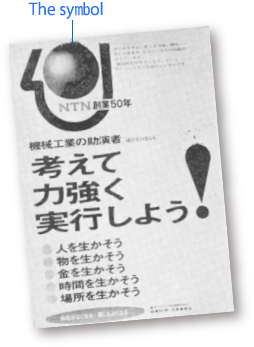 NTN's 50th anniversary poster