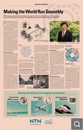 Figure：NTN is featured in Financial Times