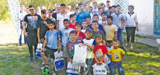 Group photo of the children taking part