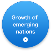 Growth of emerging nations