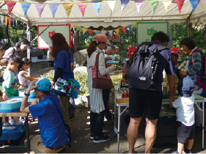 Many families visited the NTN booth throughout the day