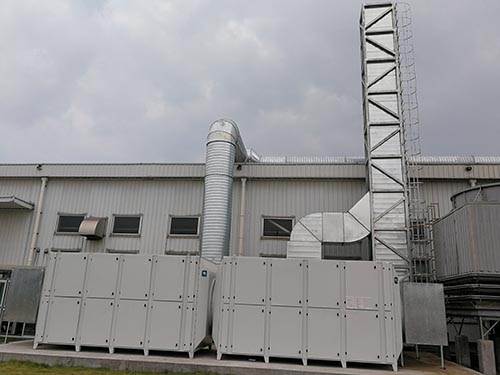 Exhaust gas treatment facilities