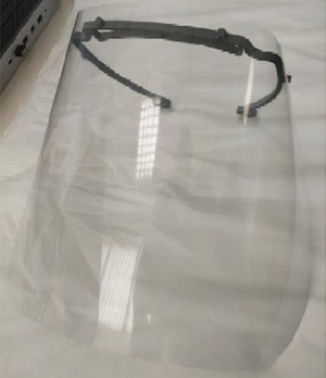 Face shield manufactured by NTN-SNR