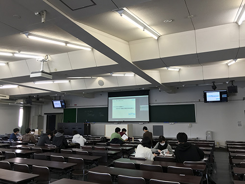 Students expressing their opinions in a group discussion