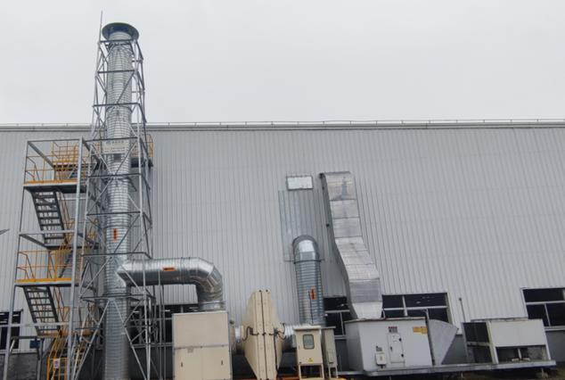 Air emission treatment equipment with treatment capacity of 35,000 m3/hour (SNC)