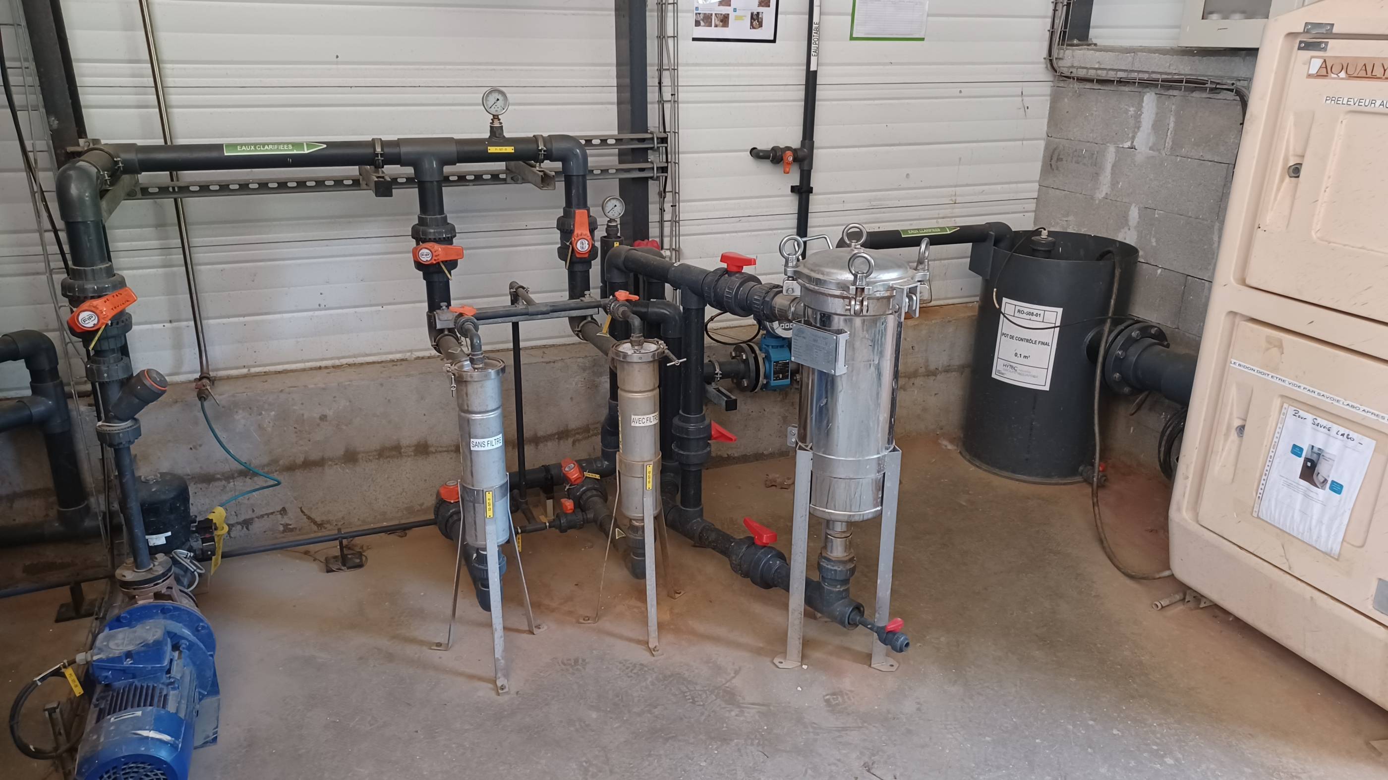 Wastewater treatment equipment with filtering functions (NTN EU)