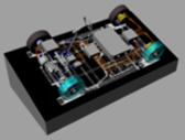 Photo: By-wire system concept (wire-frame model)