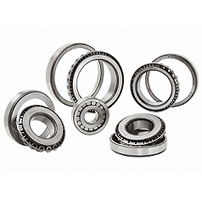 Photo: Tapered roller bearings and cylindrical roller bearings
