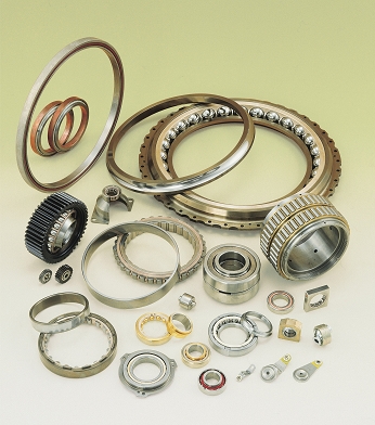 Photo: Various NTN bearings for the aerospace industry