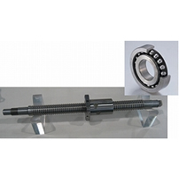 Photo: Precision ball screws and ball screw support bearings