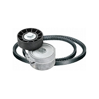 Accessory drive belt and pulley kit