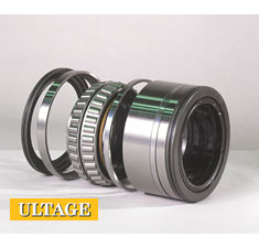 Sealed four row tapered roller bearing for rolling mill roll-necks