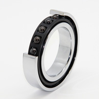 High speed angular contact ball bearing