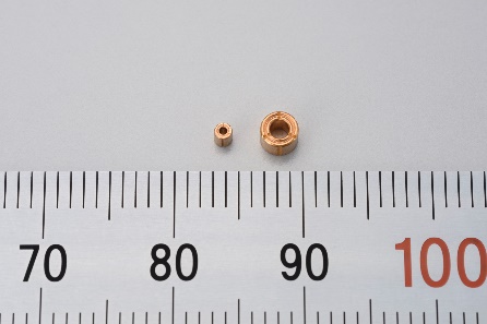 Photo:World's smallest hydrodynamic bearing &ldquo;Hydrodynamic BEARPHITE&rdquo;