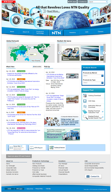 NTN Global website