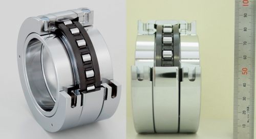 Cross Section of Cylindrical Roller Bearing with MQCJ Lubrication