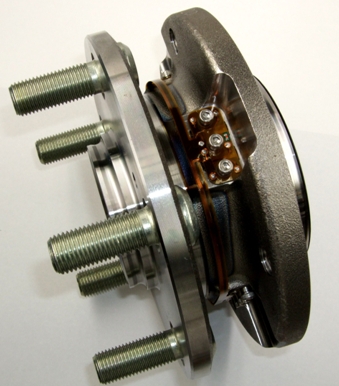 Appearance photo of multi axis load sensor integrated hub bearing