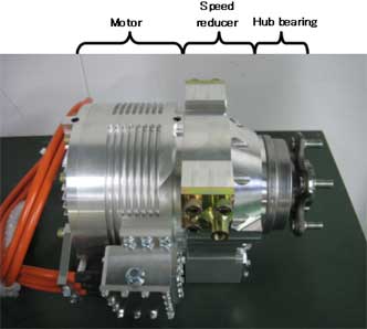 Photo of Product: In-wheel Motor System (Excluding Inverter)