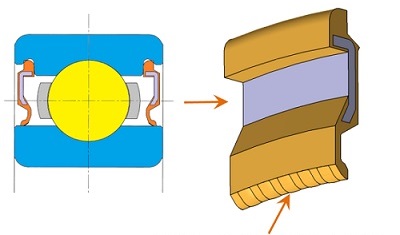 Cross-sectional view of the developed product