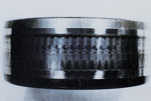 Inner ring of bearing with developed electrical pitting
