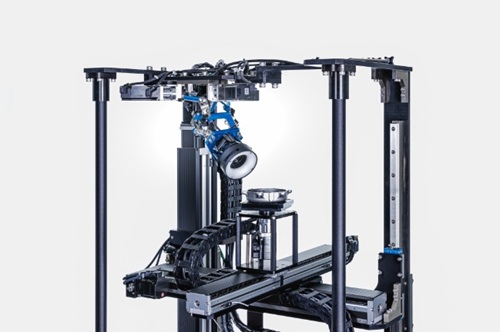 Photo:An appearance inspection system utilizing the &ldquo;i-WRIST,&rdquo; Wrist Joint Module