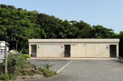 Photo:&ldquo;N3 N-CUBE&rdquo; Restroom Model Installed at Oomija Road Park on Iriomote Island, Taketomi Town