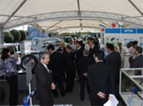 Photo: Scene of the exhibition booth