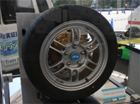 Photo: Exhibit of the In-wheel Motor System