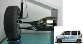 Photo: The Onboard Drive System and test vehicle