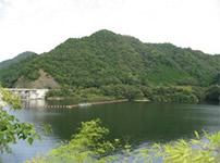 Photo: Area around Takihata Dam where “NTN Okukawachi Lakeside Forest” activities will be held (Kawachinagano City, Osaka Prefecture)