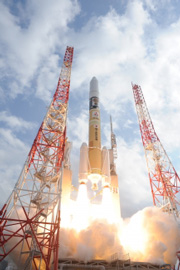 H-II A rocket that launched successfully &copy;JAXA