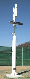 NTN Hybrid Street Light installed at Fukushima Airport Park (Green Sports Area)