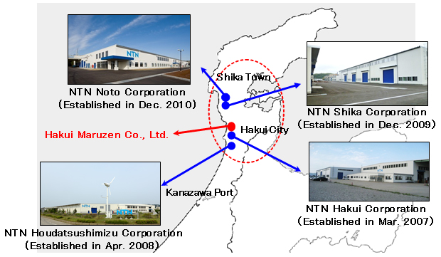 NTN Integrated Production System in Noto Region, Ishikawa Prefecture