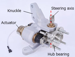 “sHUB™,” Hub Bearing with Steering Assist Function