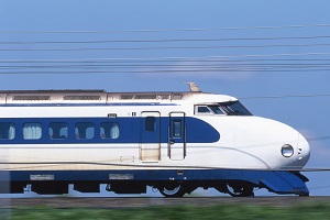 0 Series Shinkansen (photo provided by Central Japan Railway Company)