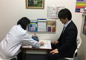 Employees using “Non Smoking Challenge System” in counseling