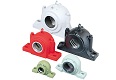 Photo: Plummer blocks suitable for impact, vibration, and high loads