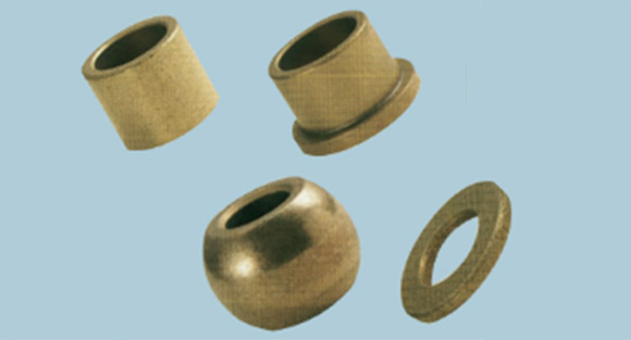 Oil-impregnated sintered bearing (sliding bearing)