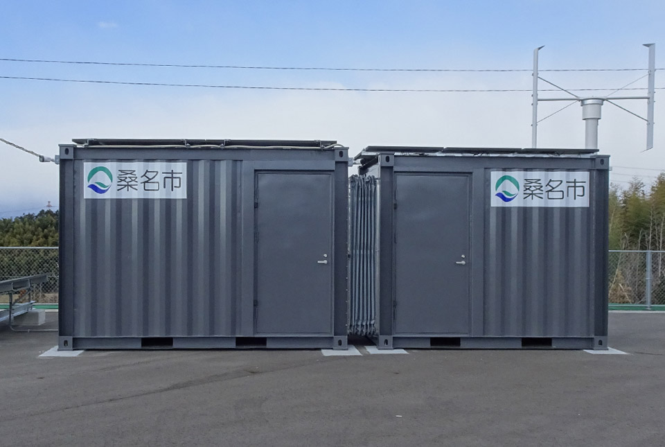 Photo: Disaster prevention warehouse in Kuwana City, Mie Prefecture, Japan “N3 N-CUBE”