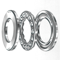 Photo: Single-direction thrust ball bearings