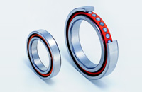 Photo: High-speed angular contact ball bearing of the HSE type