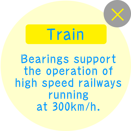 電車 時速300kmで走る高速鉄道の走行も支えています。