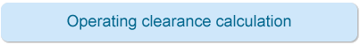 Operating clearance calculation